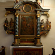 Barocker Holzaltar in der Kapelle St. Georg
